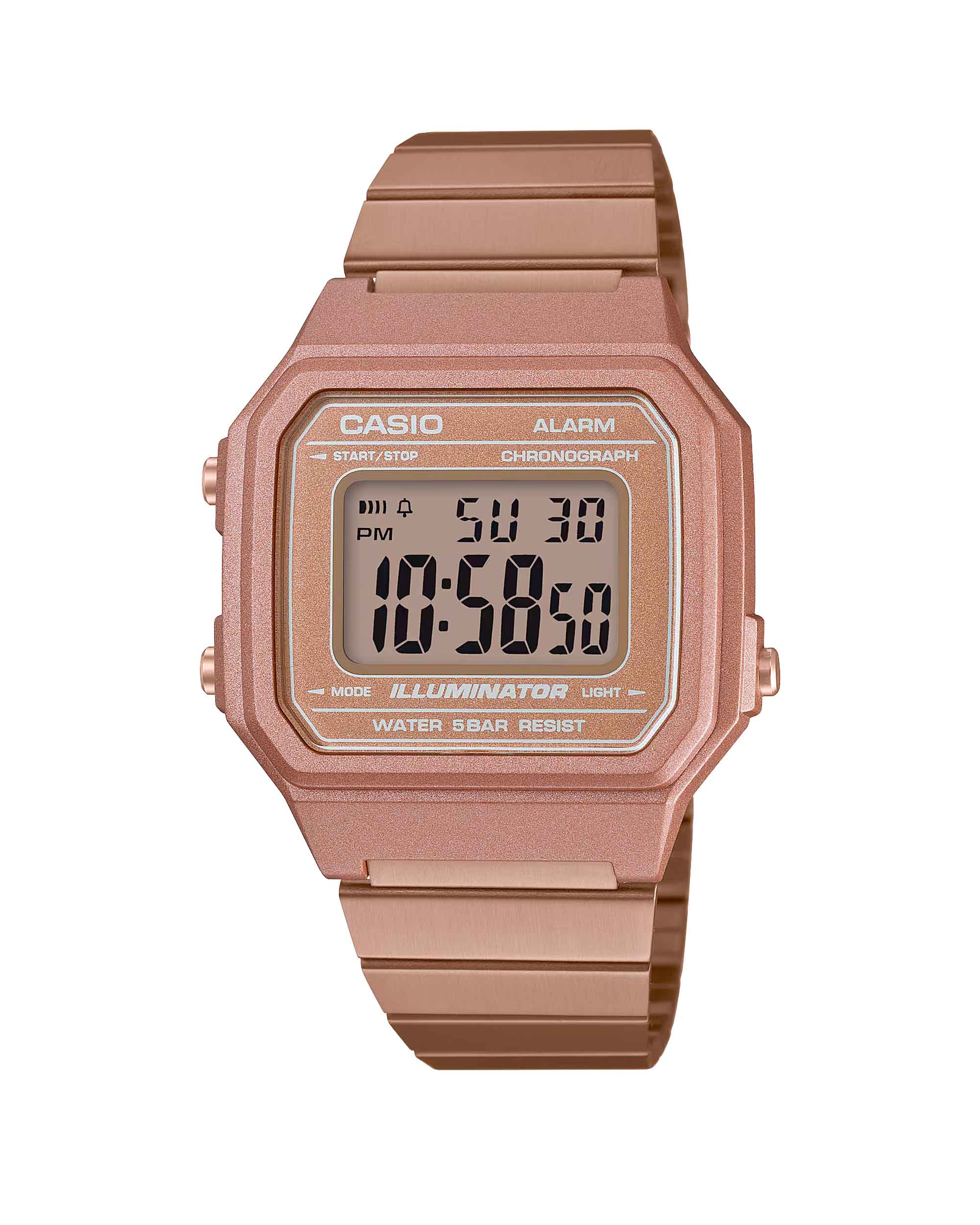 CASIO B650WC-5A ساعت مچی کاسیو رزگلد CASIO B650WC-5A