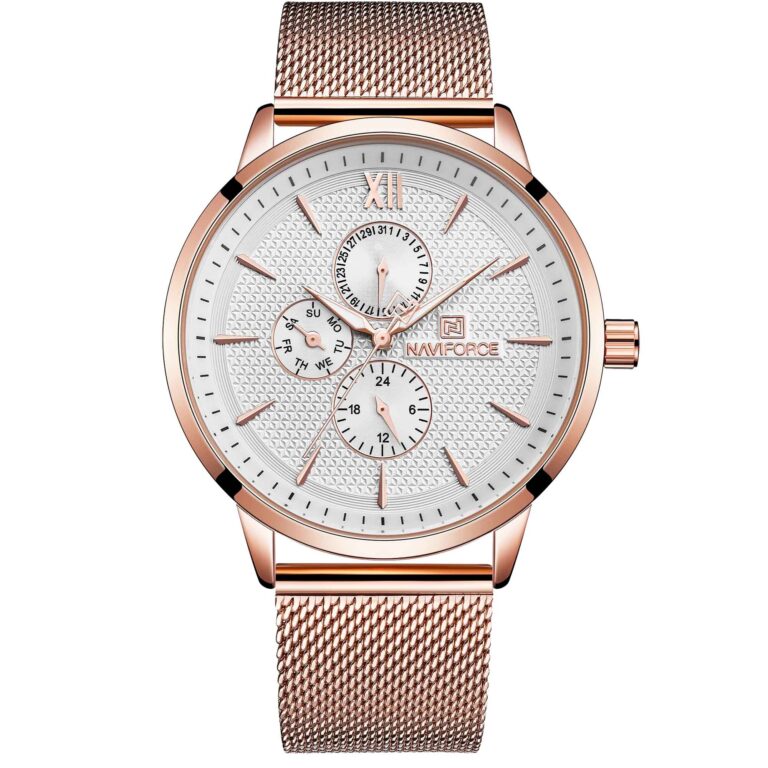 ساعت مچی مردانه ناوی فورس NAVIFORCE NF3003 RG/W