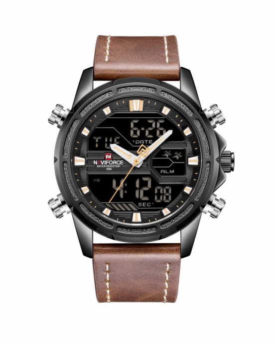 ساعت مچی مردانه ناوی فورس NAVIFORCE NF9138L B/Y/D.BN
