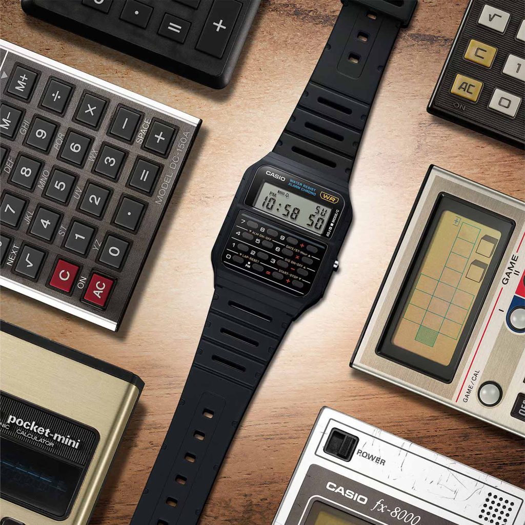 ساعت مچی مردانه کاسیو ماشین حسابی CASIO CA-53W-1