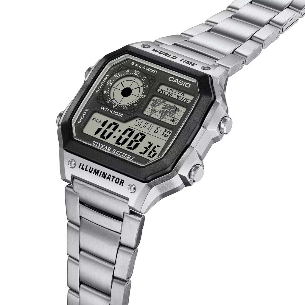 ساعت مچی مردانه کاسیو ضد آب استخری CASIO AE-1200WHD-1AV
