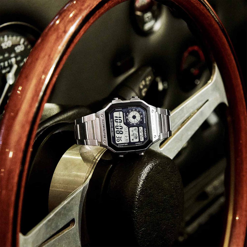 ساعت مچی مردانه کاسیو نقشه جهان CASIO AE-1200WHD-1AV