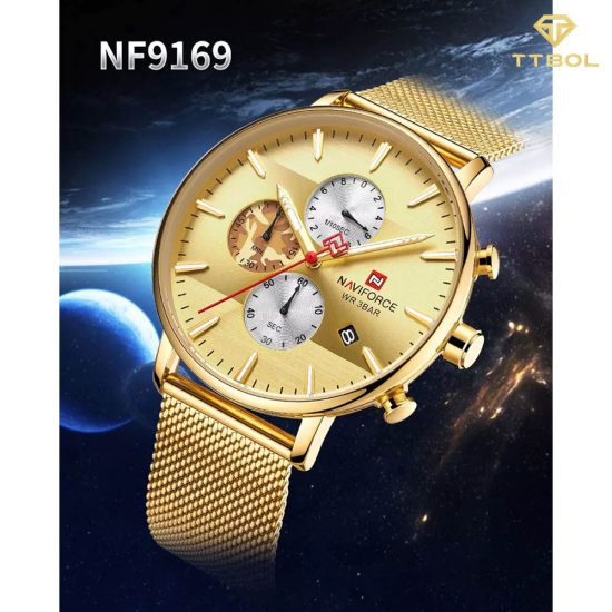ساعت مچی مردانه ناوی فورس NAVIFORCE NF9169 G/G