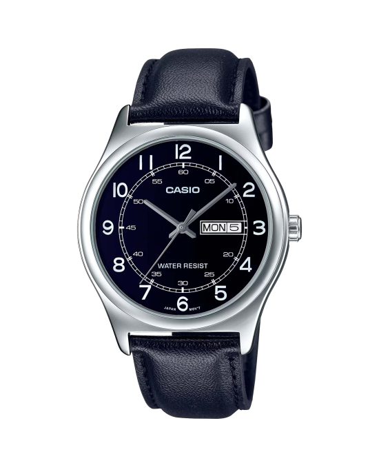 ساعت مچی مردانه کاسیو بند چرمی CASIO MTP-V006L-1B2