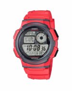 ساعت مچی مردانه کاسیو قرمز رنگ CASIO AE-1000W-4AV