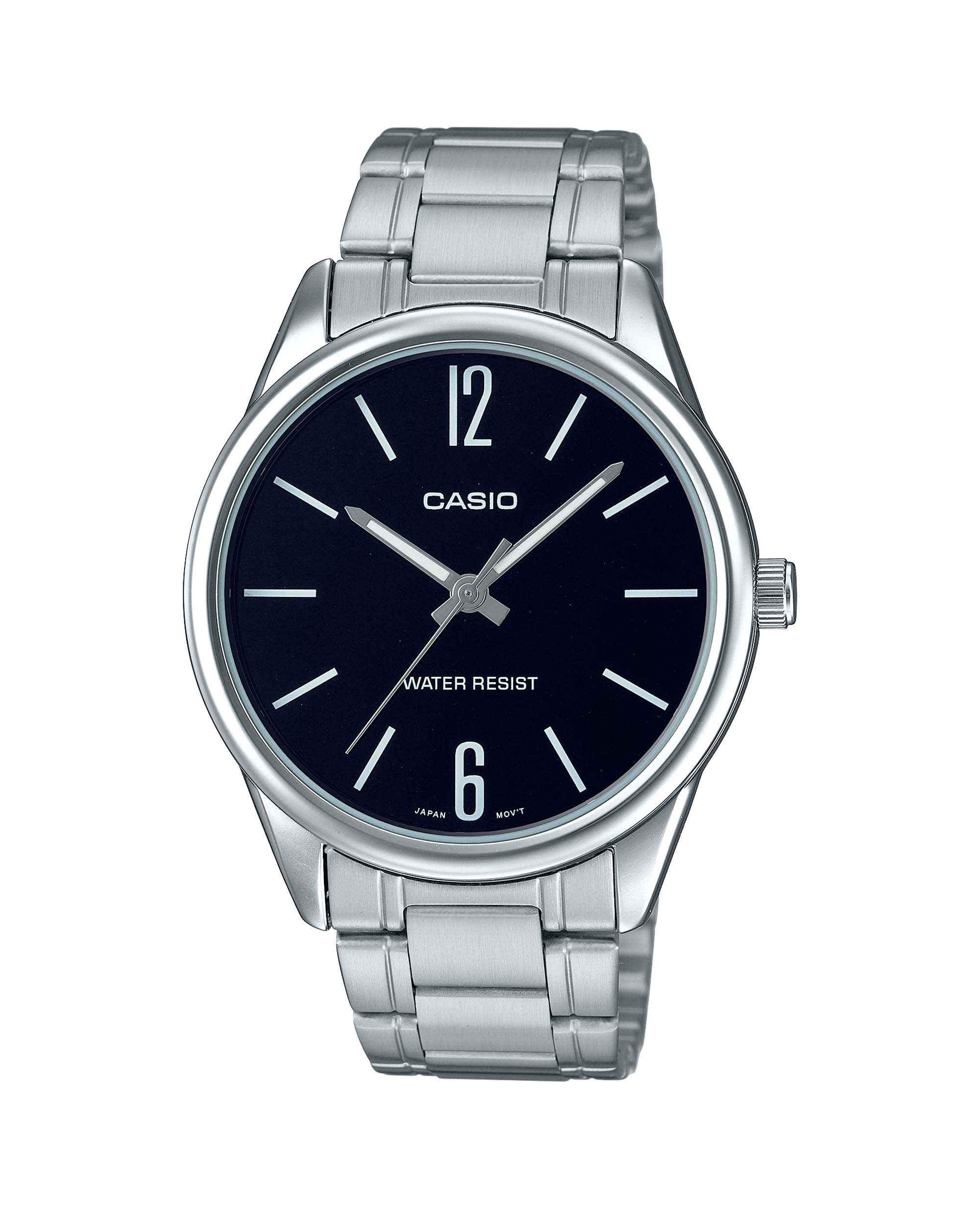 MTP-V005D-1B ساعت مچی مردانه کاسیو بند استیل CASIO MTP-V005D-1BU