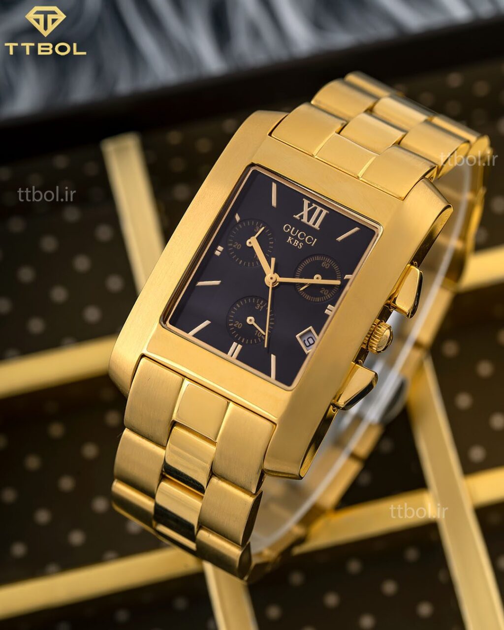 ساعت مچی مردانه کی بی اس GUCCI KBS 9905 G/B