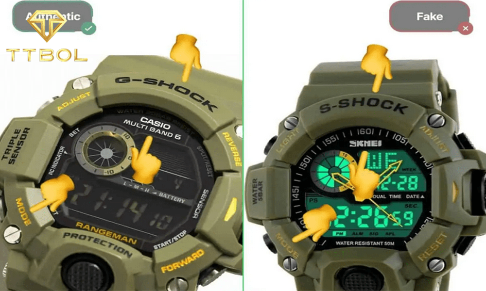 ویژگی های ساعت جی شاک (G-Shock)