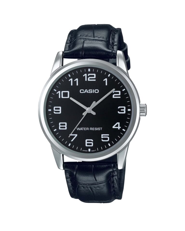 ساعت مچی مردانه کاسیو کلاسیک بند چرم CASIO MTP-V001L-1B