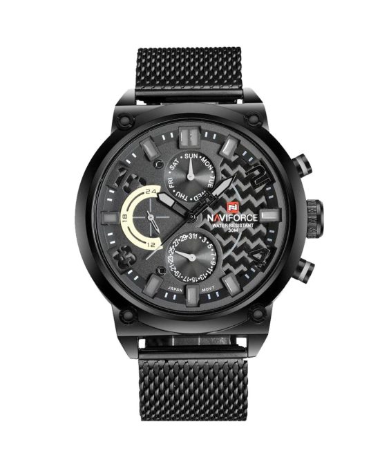 ساعت مچی مردانه ناوی فورس NAVIFORCE NF9068S B/GY/B