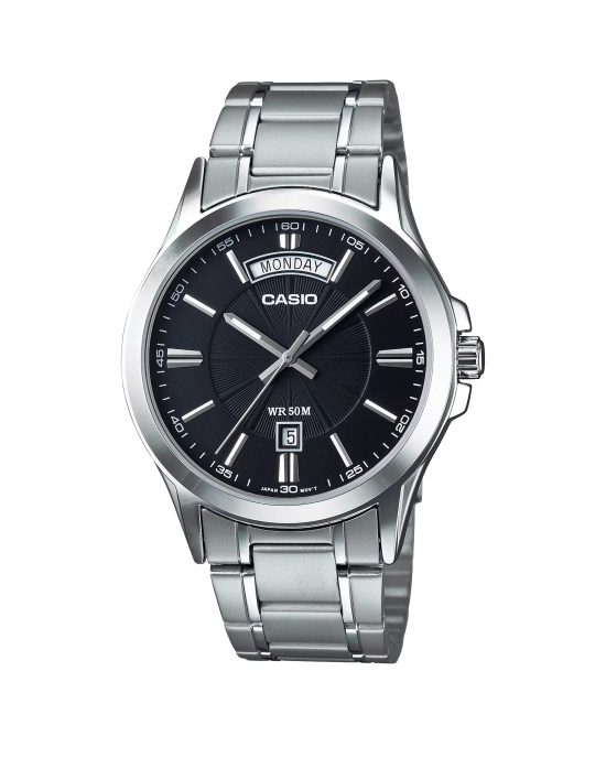 ساعت مچی مردانه کاسیو دو تقویم کد CASIO MTP-1381D-1AV