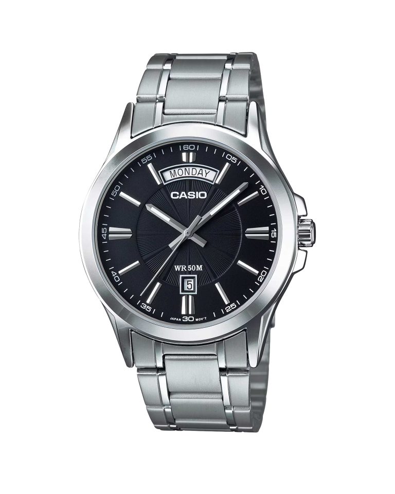 ساعت مچی مردانه کاسیو دو تقویم کد CASIO MTP-1381D-1AV