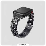 بند کارتیر نگین دار اپل واچ سایز b 44/42