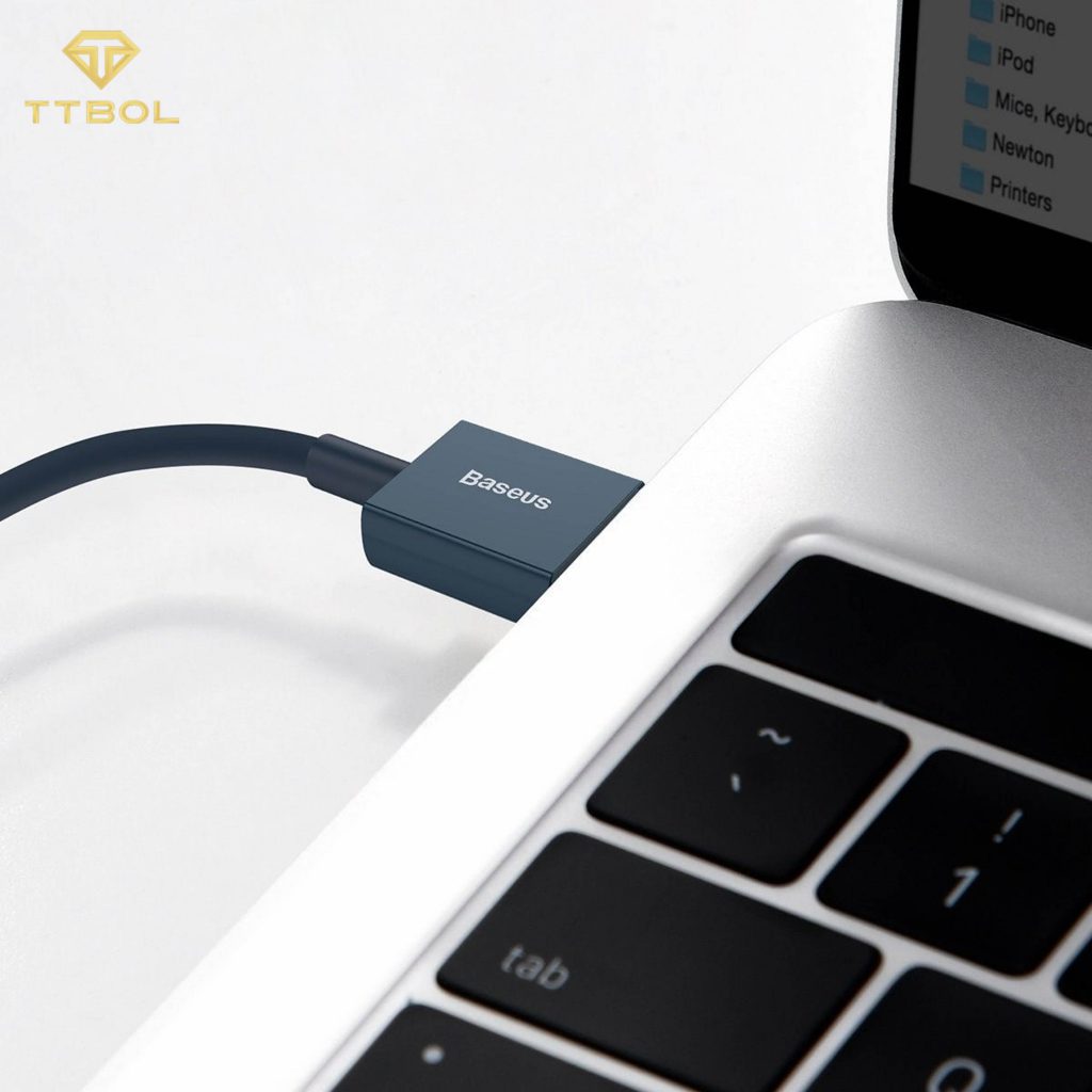 کابل USB به لایتنینگ فست شارژ بیسوس Baseus Fast Charging Data CATLYS-A02