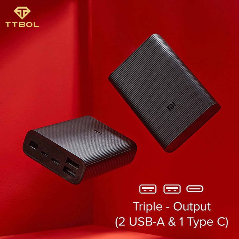 پاور بانک شیائومی فست شارژ 10 واتی Redmi PB1022ZM ظرفیت 10000 میلی آمپر مشکی