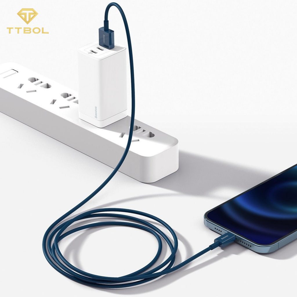 کابل USB به لایتنینگ فست شارژ بیسوس Baseus Fast Charging Data CATLYS-A02