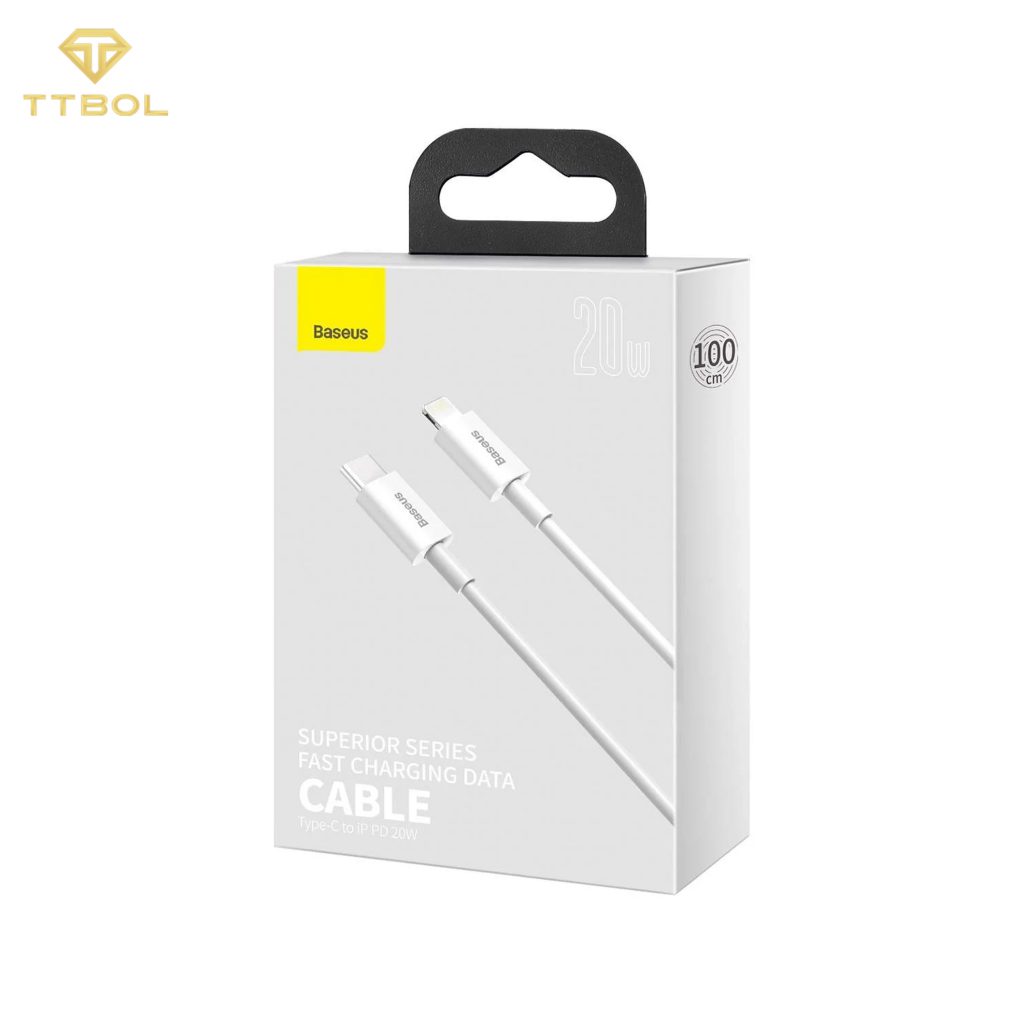 کابل فست شارژ لایتنینگ بیسوس 20 واتی Baseus Fast Charging Data CATLYS-A02