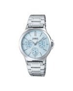 ساعت مچی زنانه کاسیو عقربه ای صفحه تیفانی CASIO LTP-V300D-2AUDF