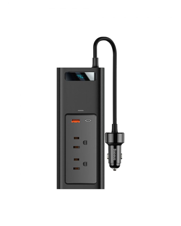 چند راهی و مبدل برق خودرو بیسوس 150 واتی BASEUS 150W CRNBQ-01