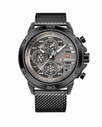 ساعت مچی مردانه ناوی فورس NAVIFORCE NF9110S B/W/B
