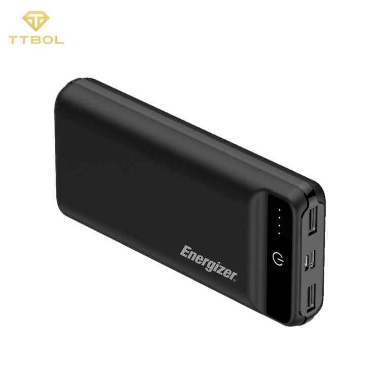 پاور بانک انرجایزر فست شارژ 10.5 واتی energizer power bank UE20009 ظرفیت 20000میلی آمپر مشکی