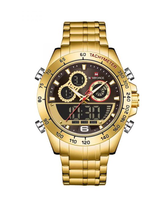 ساعت مچی مردانه ناوی فورس NAVIFORCE NF9188 G/G/G