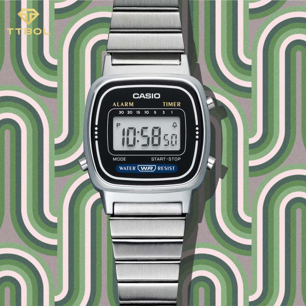 ساعت مچی زنانه کاسیو قدیمی CASIO LA670WD-1