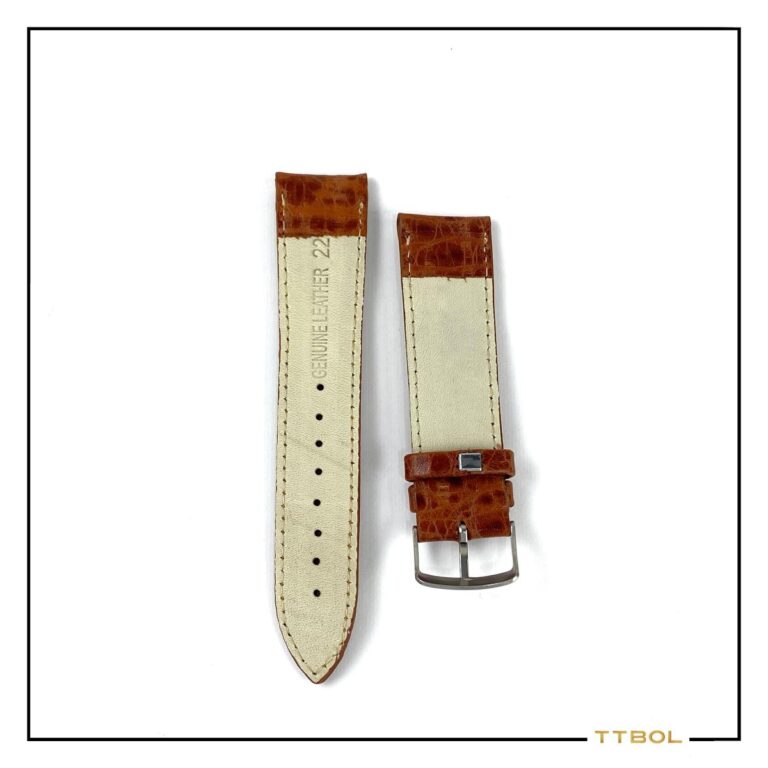 بند چرم ساعت مچی سایز 22 کد 8512