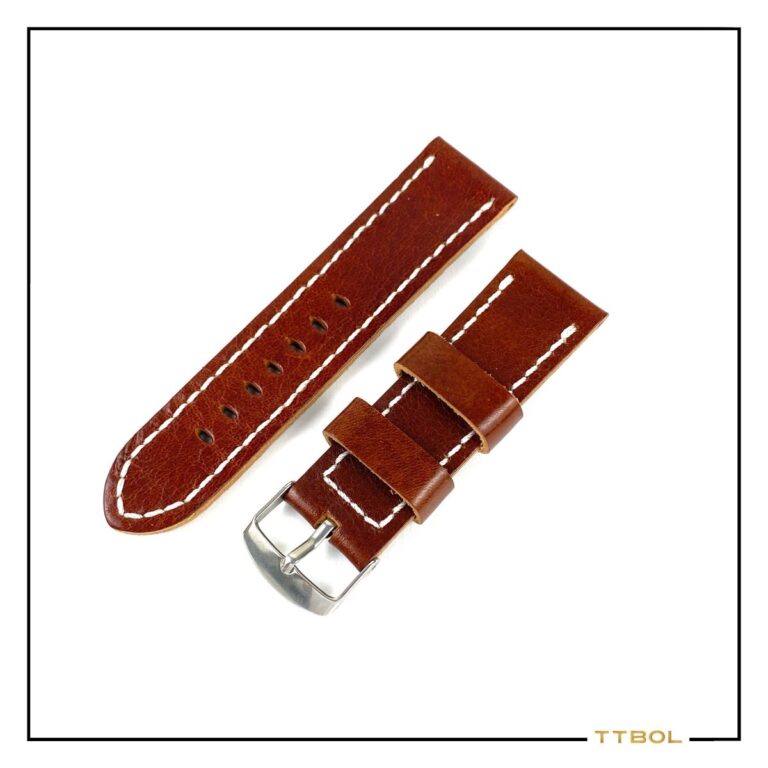 بند چرم ساعت مچی سایز 24 کد 8516