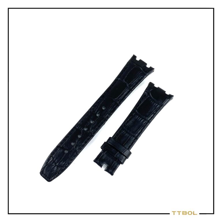 بند چرم ساعت مچی AP سایز 20 کد 8518