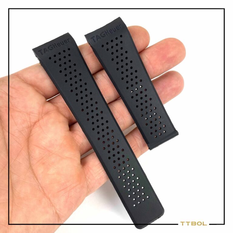 بند رزین ساعت مچی تگ هویر سایز 24 کد 8521