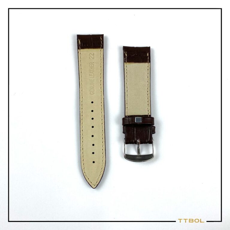 بند چرم ساعت مچی سایز 22 کد 8510