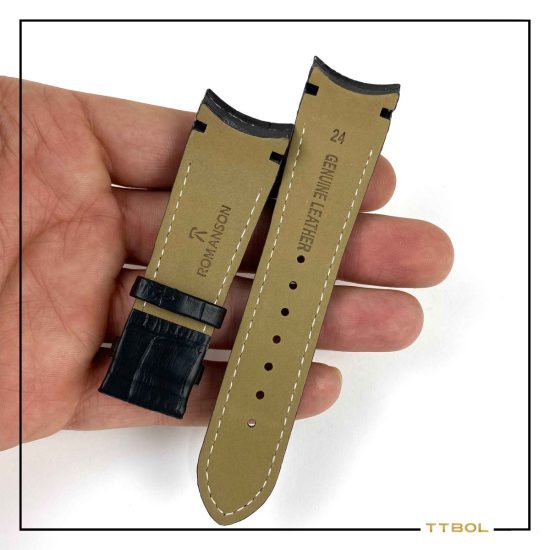 بند چرم ساعت مچی سایز 24 کد 8535