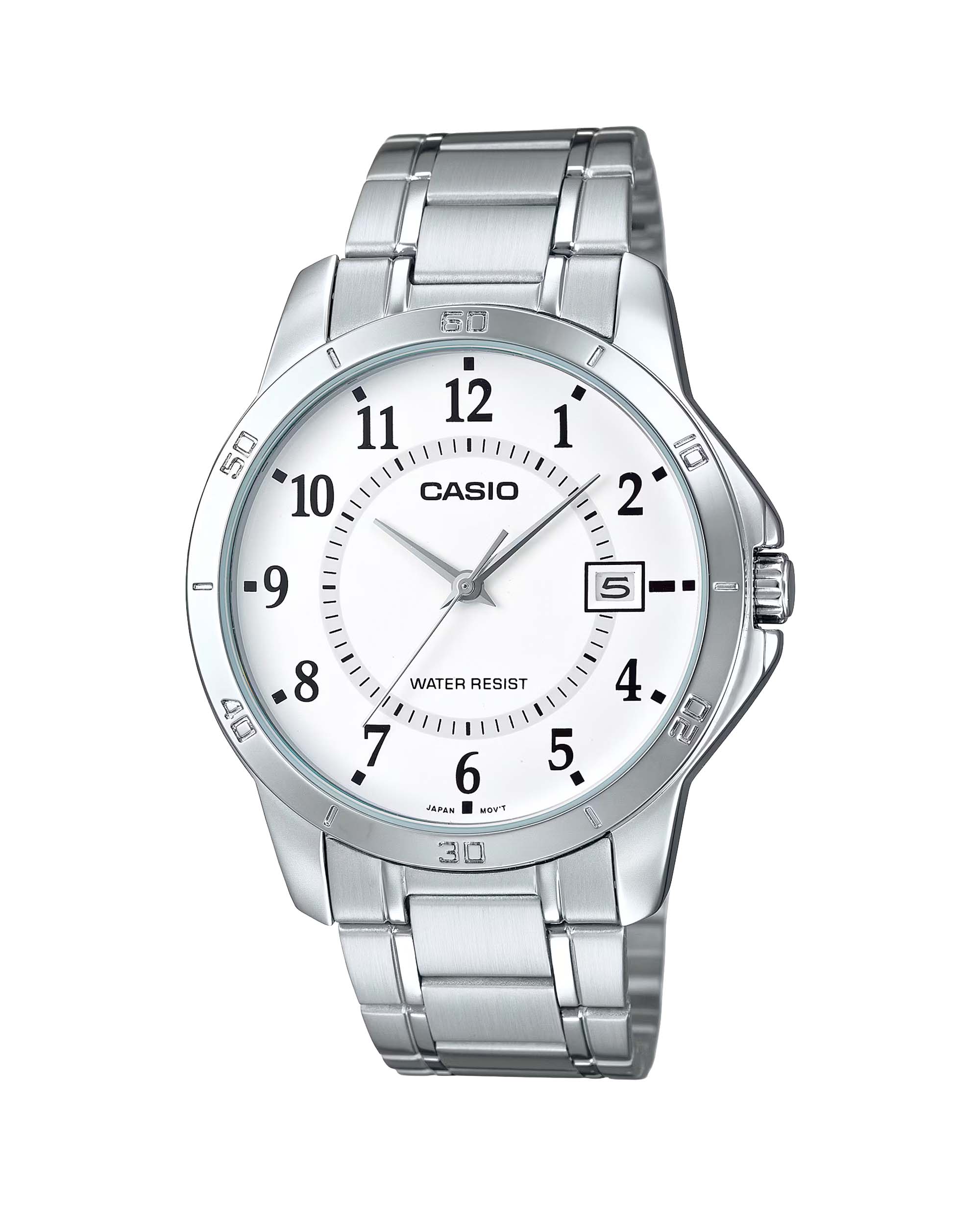 MTP-V004D-7B ساعت مچی مردانه کاسیو استیل CASIO MTP-V004D-7B