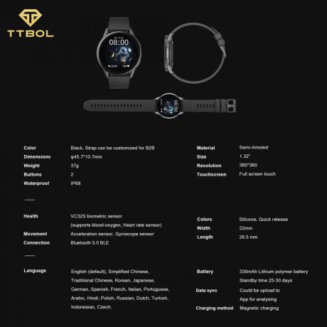 ساعت هوشمند شیائومی کیسلکت Kieslect Smart Watch K10