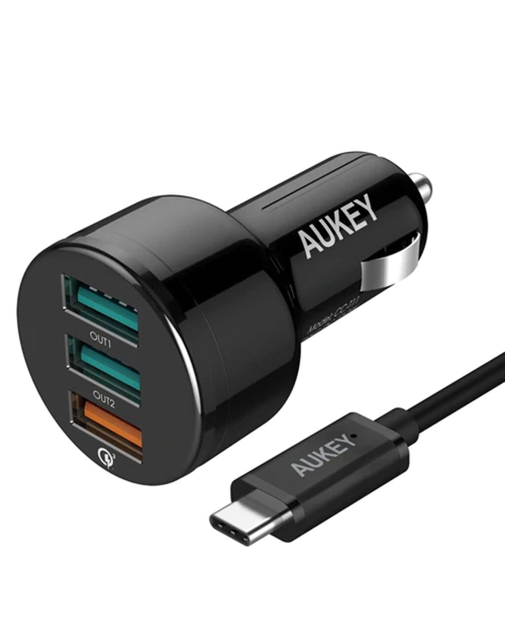 شارژر فندکی فست شارژ آکی Aukey CC-T11