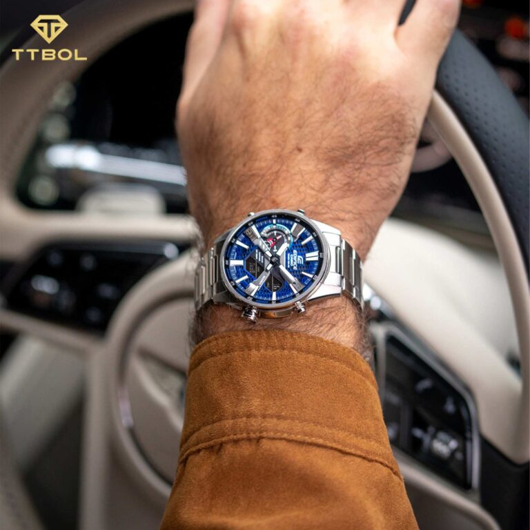 ساعت مچی مردانه کاسیو ادیفایس CASIO EDIFICE ECB-S100D-2A