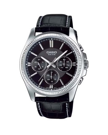 ساعت مچی بند چرمی مردانه کاسیو CASIO MTP-1375L-1AV