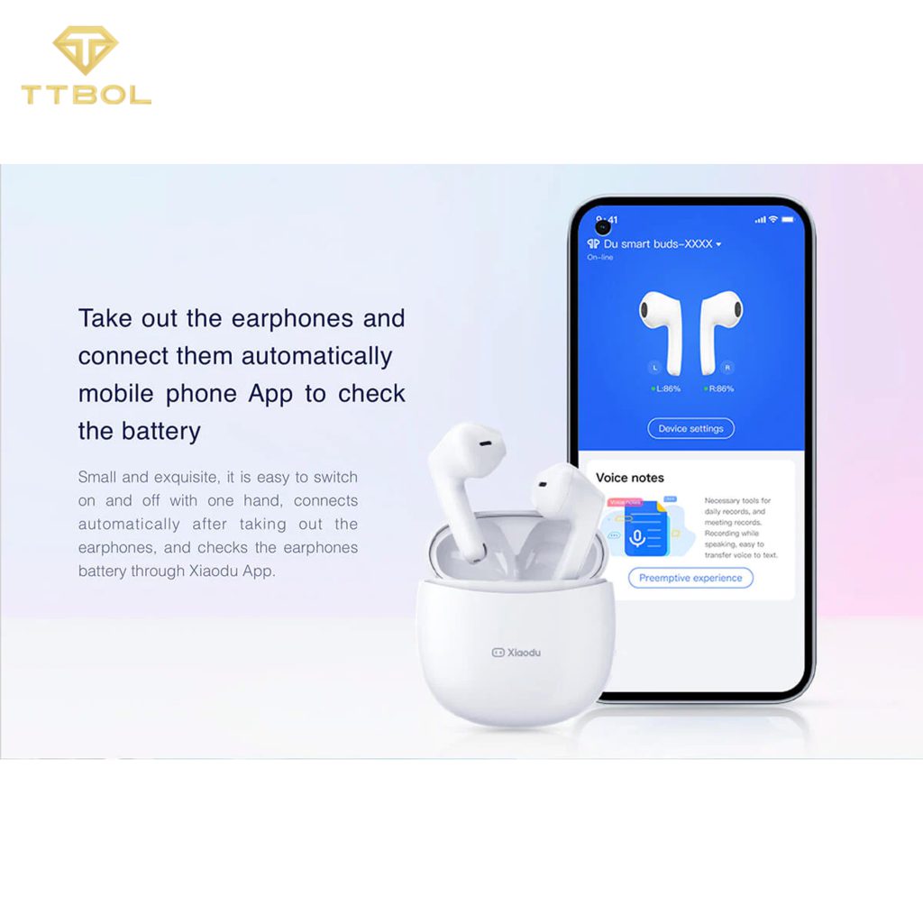 هندزفری بلوتوثی شیائومی Xiaodu Du Smart Buds XD-SWA14-2101