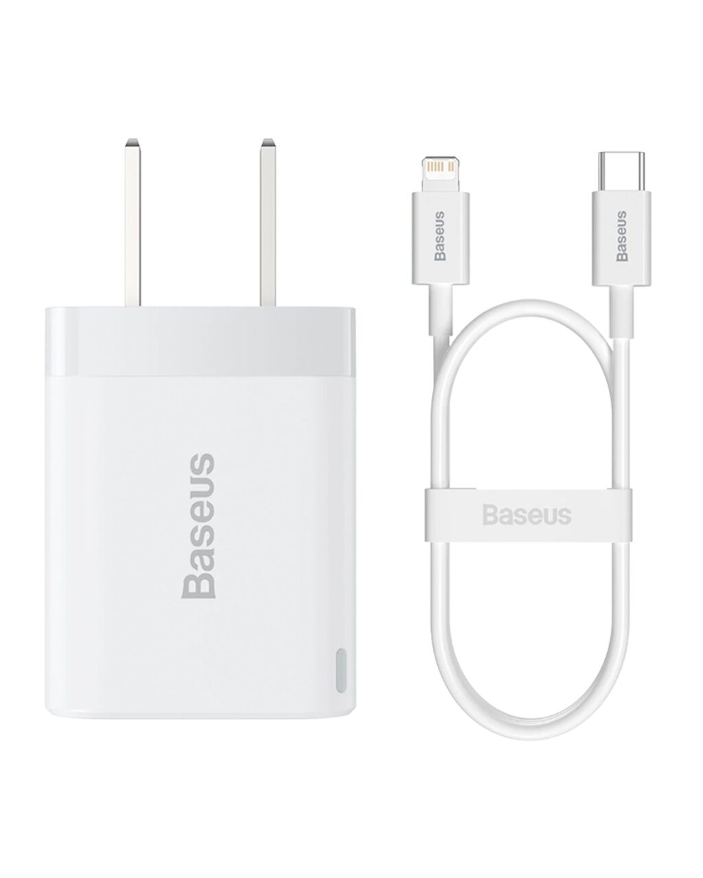 اداپتور به همراه کابل تایپ سی به لایتنینگ بیسوس Baseus super si pro quick charger CCCJG20CC