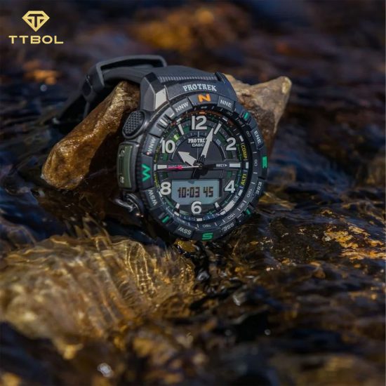 ساعت مچی مردانه پرو ترک بلوتوثی CASIO PRO TREK PRT-B50-1