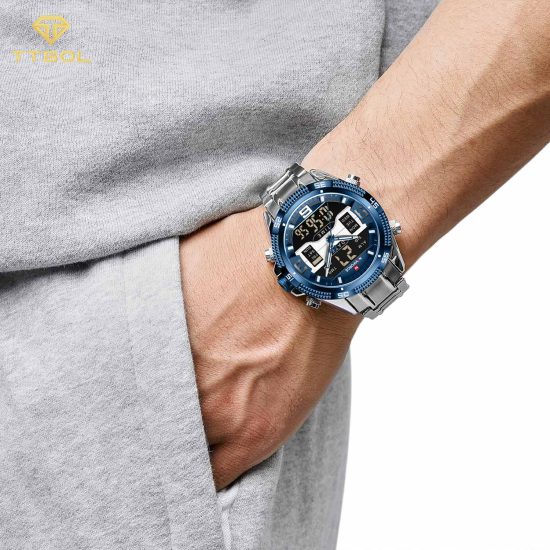 ساعت مچی مردانه ناوی فورس NAVIFORCE NF9201 S/BE