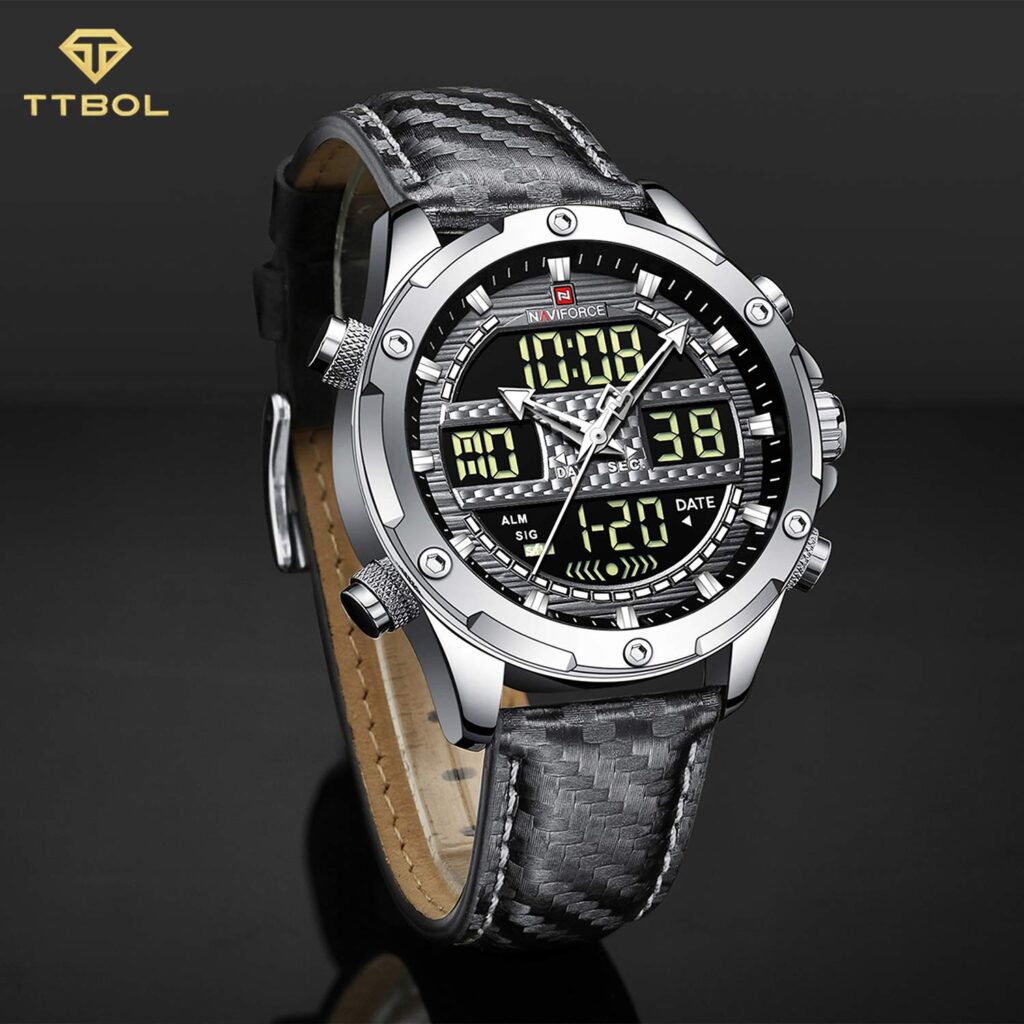 ساعت مچی مردانه ناوی فورس NAVIFORCE NF9194 S/GY/GY