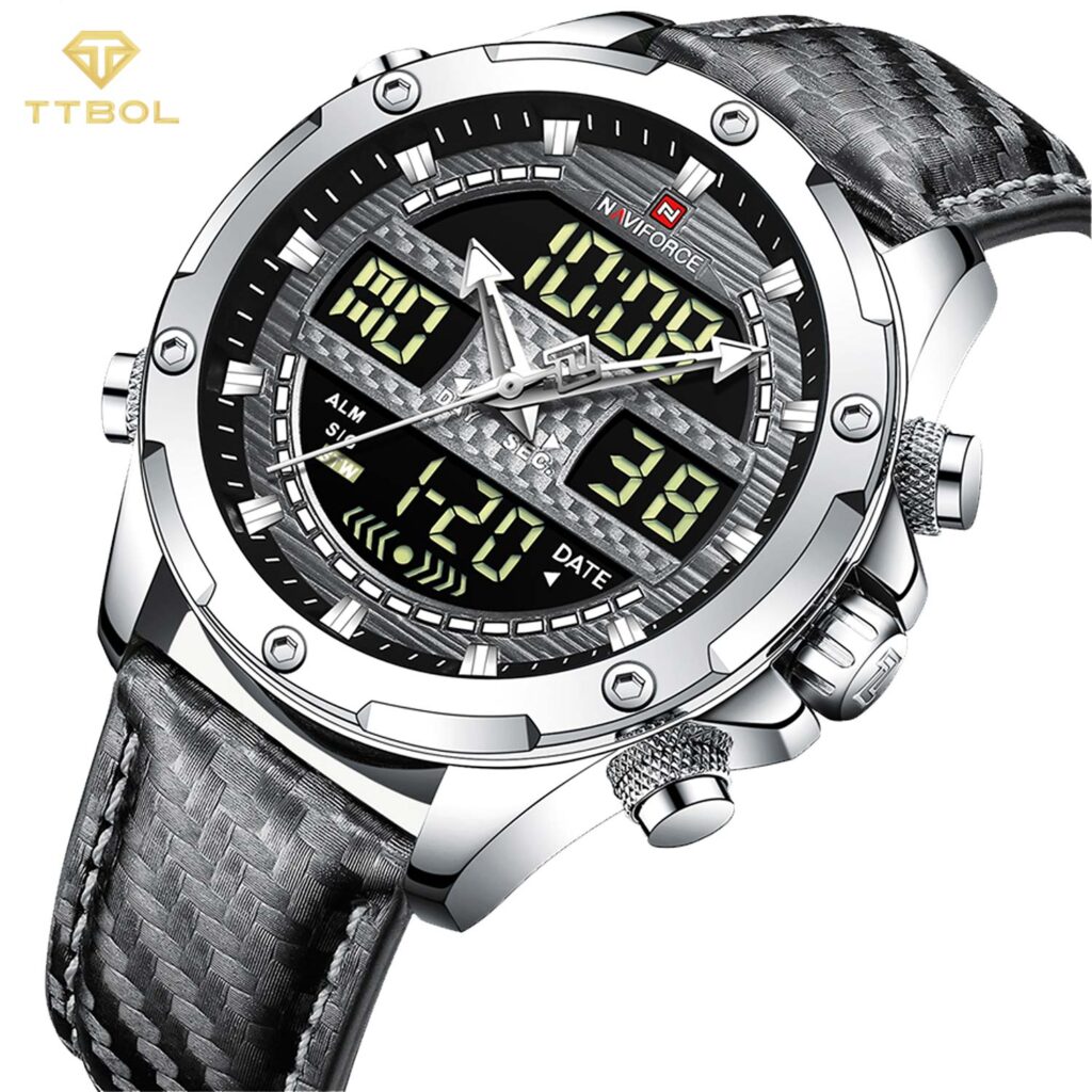 ساعت مچی مردانه ناوی فورس NAVIFORCE NF9194 S/GY/GY