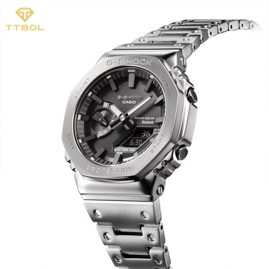 ساعت مچی مردانه جیشاک تمام استیل G-SHOCK GM-B2100D-1A