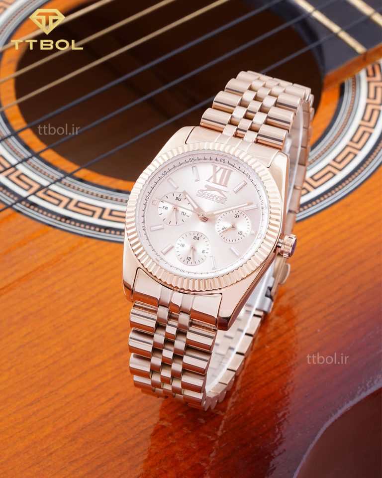 ساعت مچی زنانه سه موتوره اسلازنجر SLAZENGER SL.09.6556.4.02