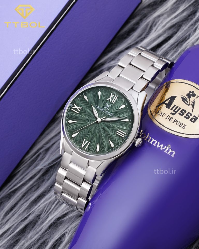 ساعت مچی زنانه دنیل کلین صفحه سبز DANIEL KLEIN DK.1.13217.3