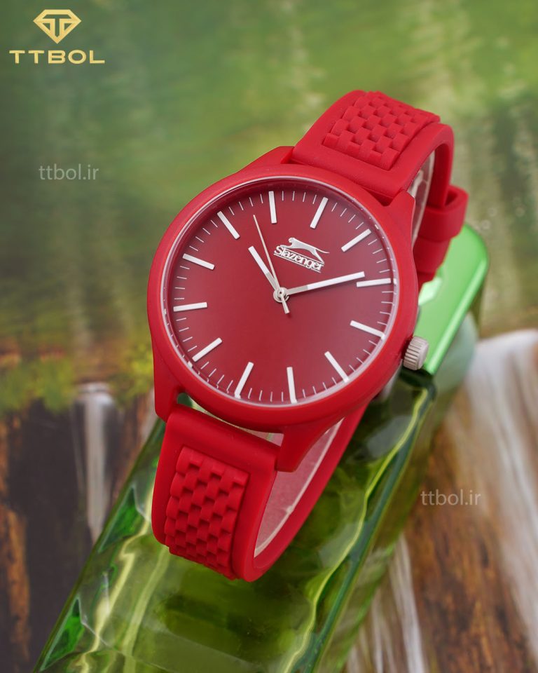 ساعت مچی زنانه اسلازنجر بند سیلیکونی SLAZENGER SL.09.6370.3.04