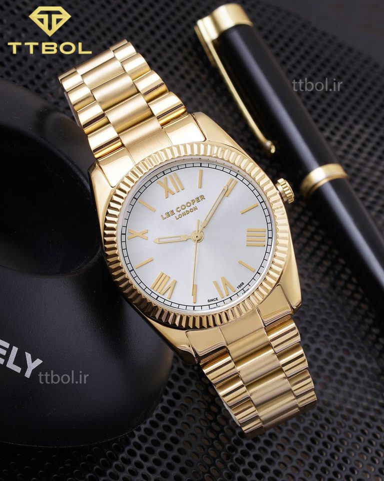 ساعت مچی زنانه طلایی لی کوپر LEE COOPER LC07331.130