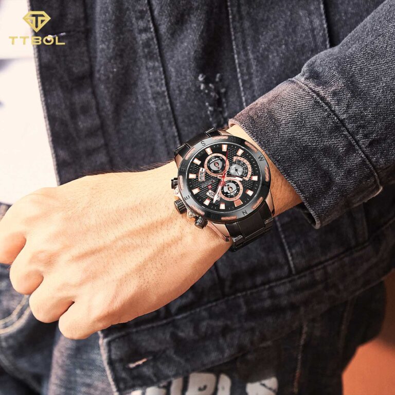 ساعت مچی مردانه ناوی فورس NAVIFORCE NF9165 RG/B